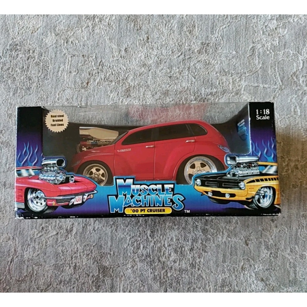 Muscle Machines 2000 PT Cruiser Real Steel Braided Fuel Lines